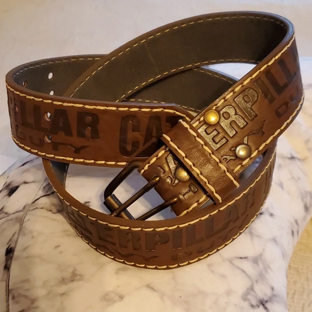 Caterpillar Leather Belt - Picture 3 of 11